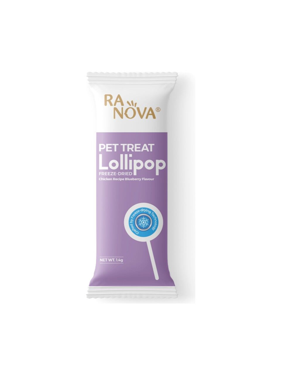 Ranova Yaban Mersinli Kurutulmuş Kedi Lolipop 1 Adet